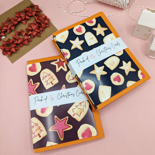 Christmas Biscuits Card Pack