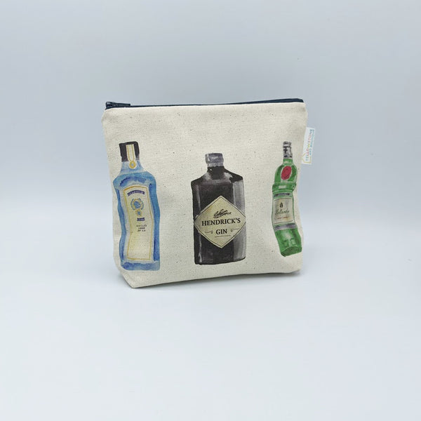 Gin Bottles Wash Bag - Yellowstone Art Boutique