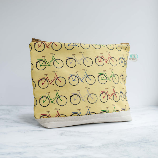 Yellow Bike Wash Bag - Yellowstone Art Boutique