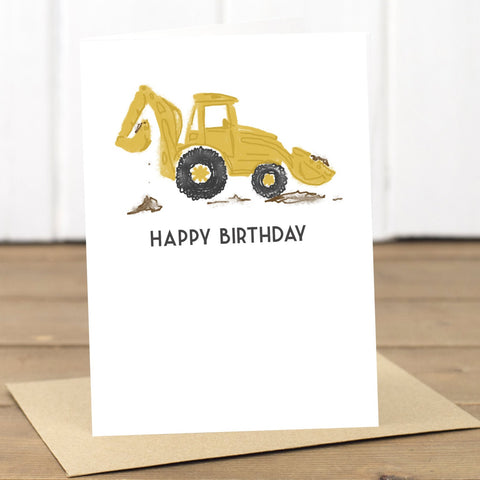 Happy Birthday Digger Card - Yellowstone Art Boutique
