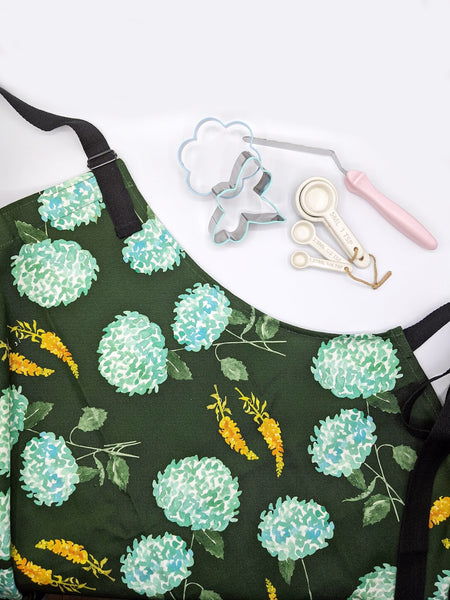 Hydrangea & Snapdragon Adults Kitchen Apron