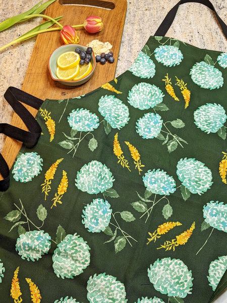 Hydrangea & Snapdragon Adults Kitchen Apron