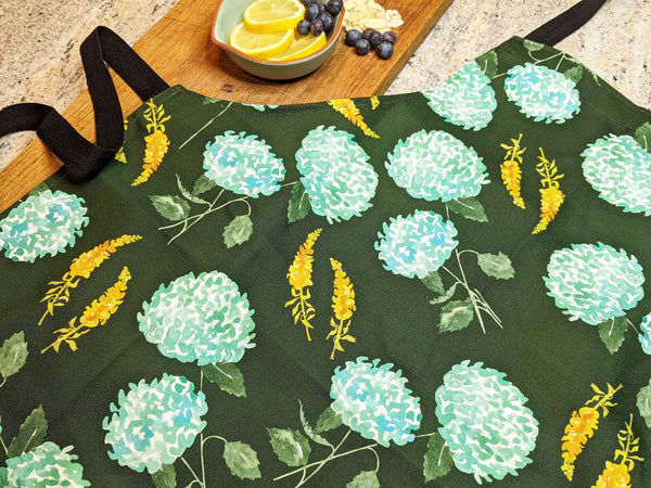 Hydrangea & Snapdragon Adults Kitchen Apron