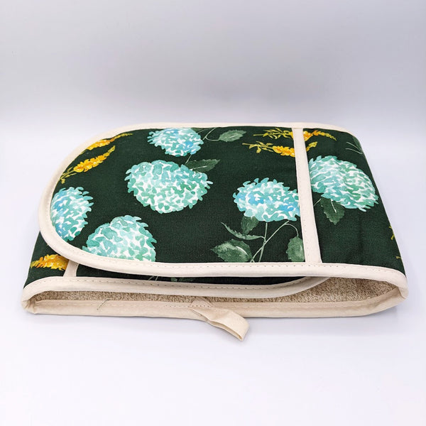 Hydrangea & Snapdragon Luxury Oven Gloves