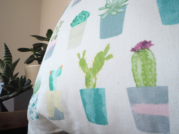 Succulent & Cacti Cushion - Yellowstone Art Boutique