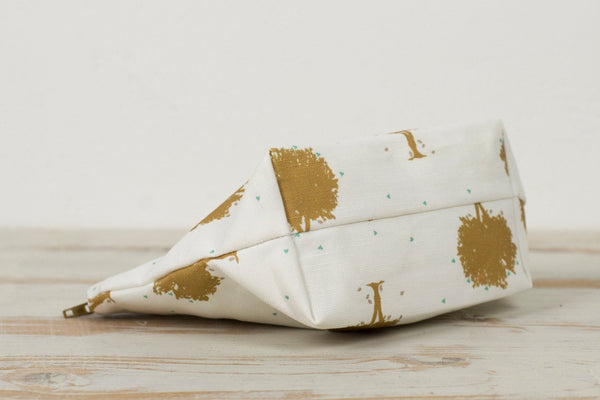 Gold Trees Wash Bag - Yellowstone Art Boutique