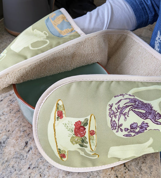 Stoke Pottery Luxury Oven Gloves