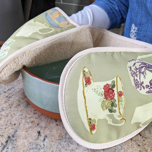 Stoke Pottery Luxury Oven Gloves