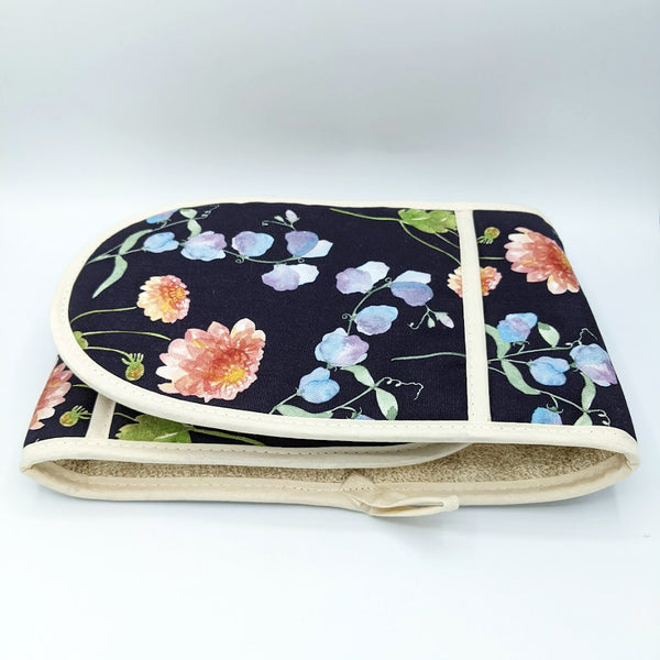 Sweet Pea & Dahlia Luxury Oven Gloves