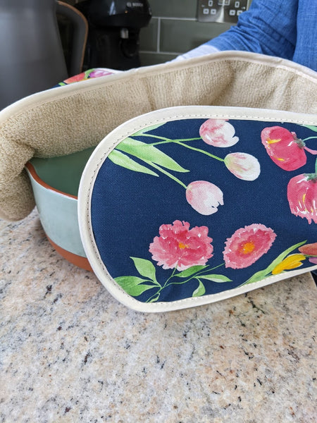 Peony & Tulip Luxury Oven Gloves