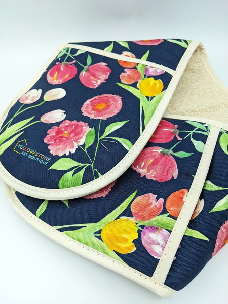 Peony & Tulip Luxury Oven Gloves