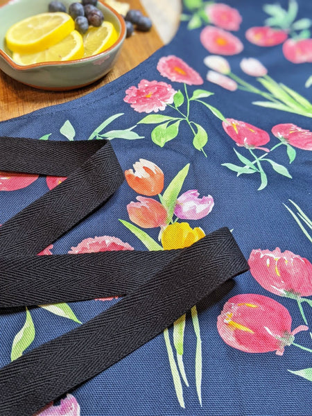 Tulip & Peony Adults Kitchen Apron