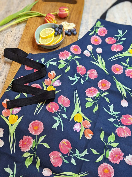 Tulip & Peony Adults Kitchen Apron