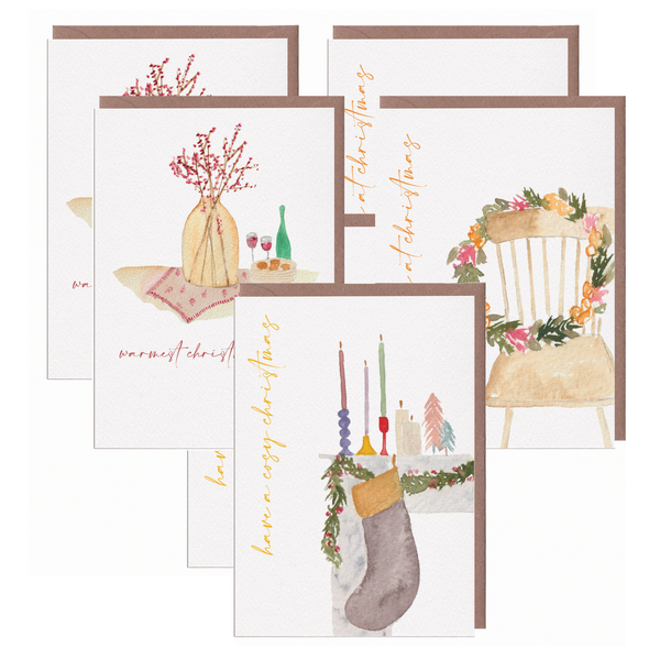 Christmas Scenes Card Pack - Yellowstone Art Boutique