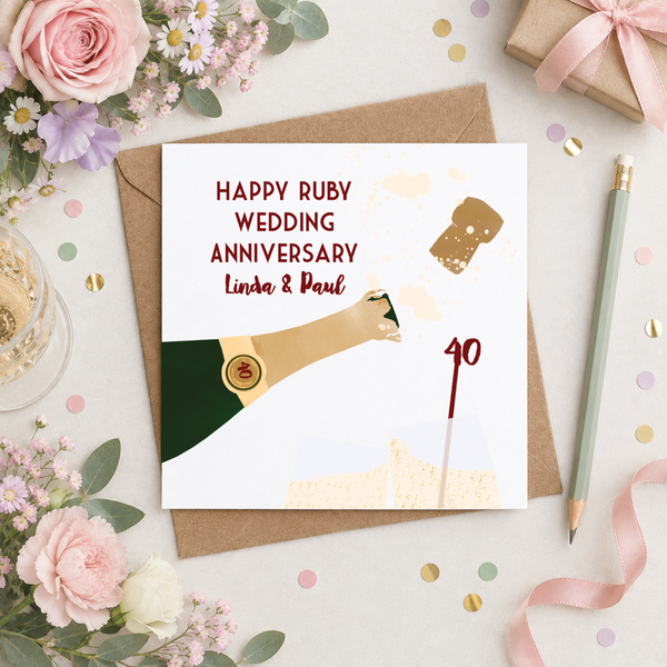 Personalised Special Anniversary Card - Yellowstone Art Boutique