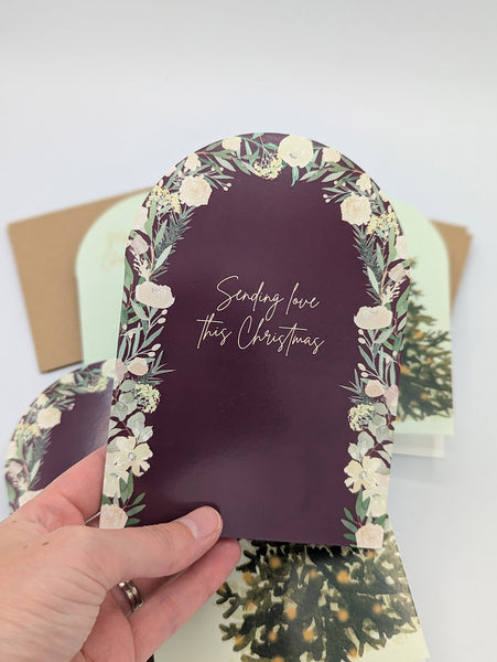 Christmas Tree & Arch Card Pack