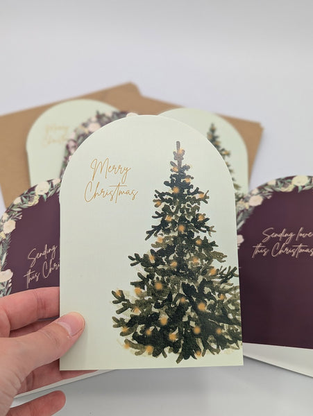 Christmas Tree & Arch Card Pack