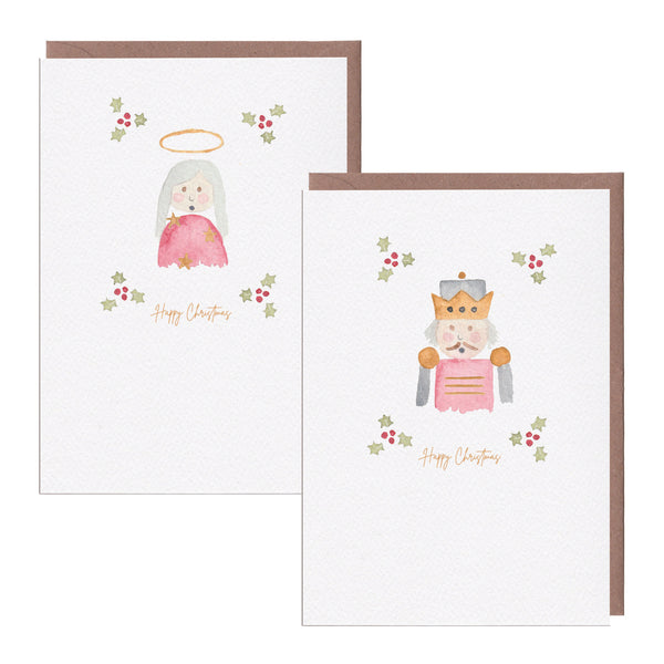 Nutcracker Christmas Card Pack - Yellowstone Art Boutique