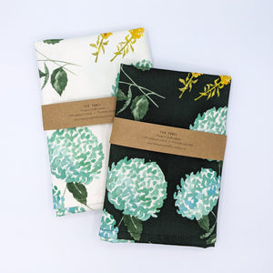 Hydrangea & Snapdragon Tea Towels Bundle