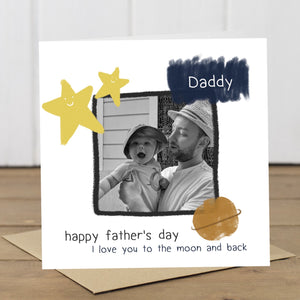 Personalised Photo Daddy Father's Day Card - Yellowstone Art Boutique