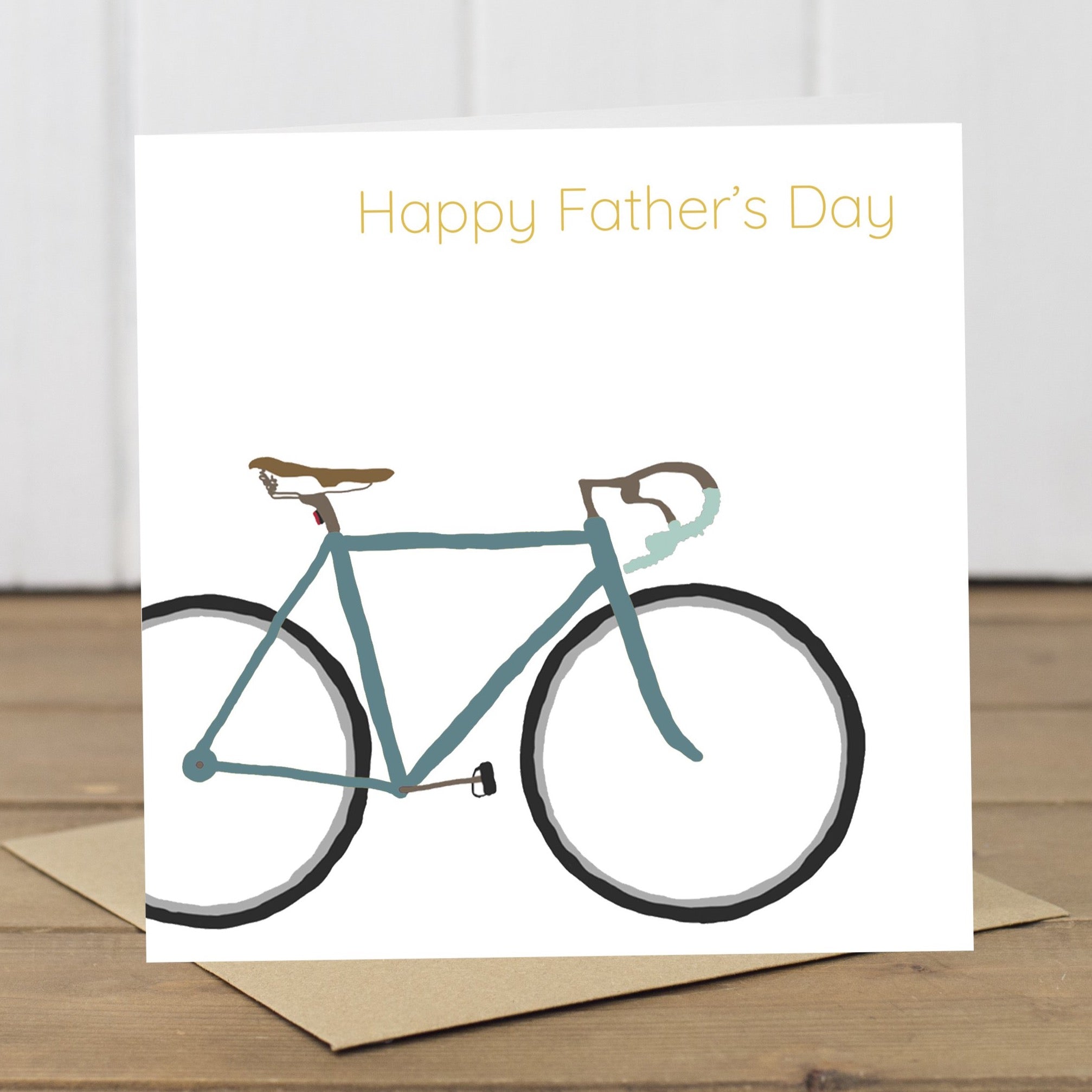 Bike Happy Father's Day Card - Yellowstone Art Boutique
