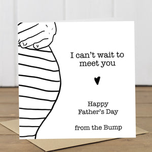 Bump Happy Father's Day Card - Yellowstone Art Boutique