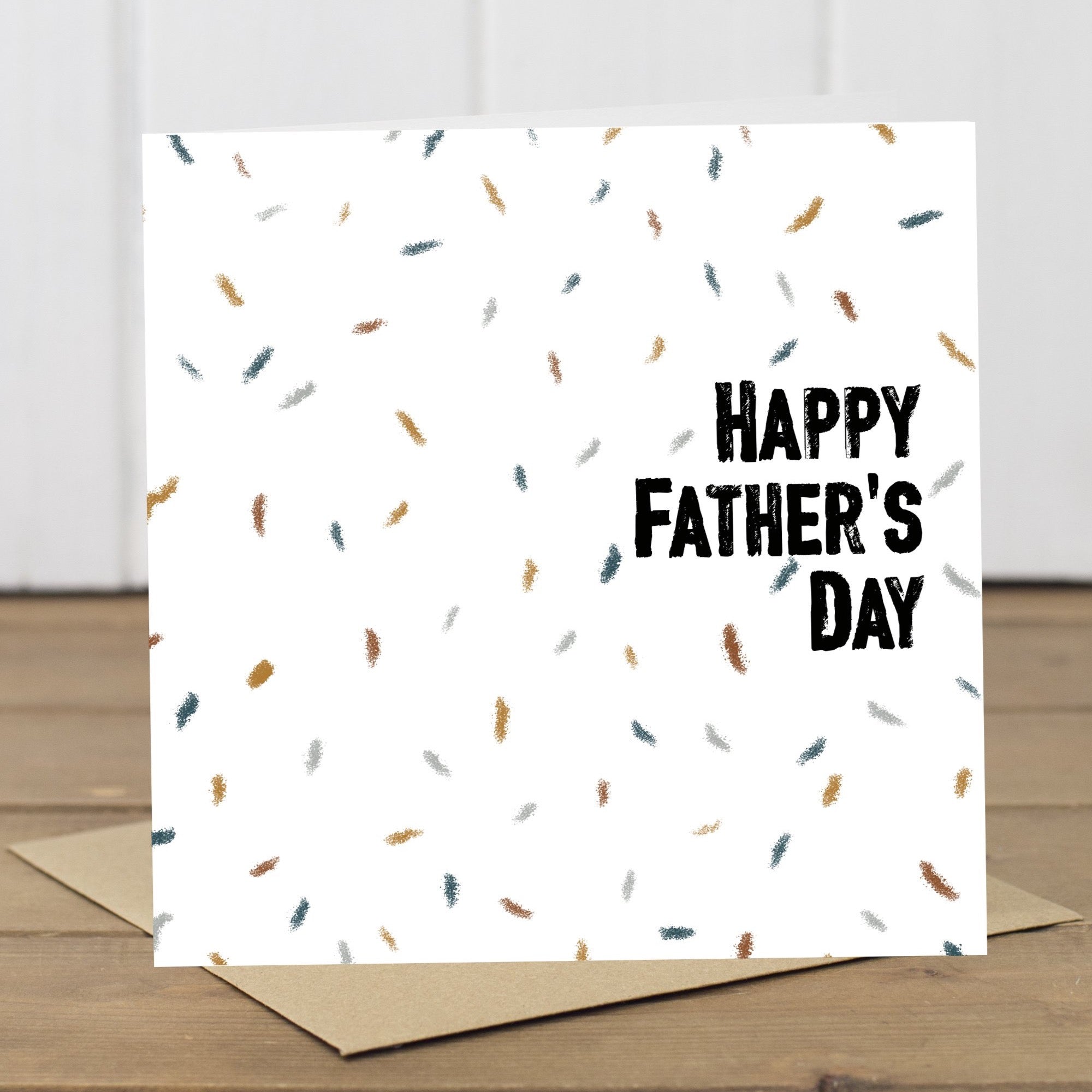 Confetti Happy Father's Day Card - Yellowstone Art Boutique