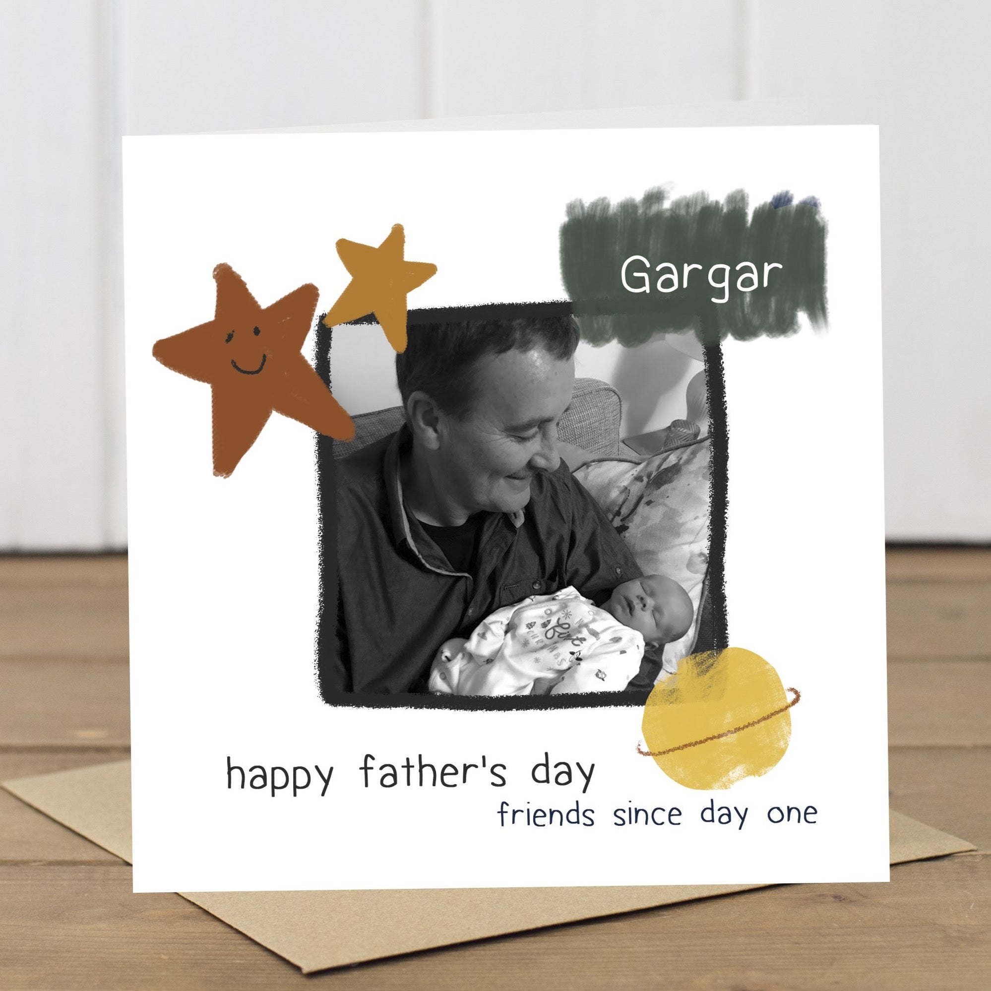 Personalised Photo Grandad Father's Day Card - Yellowstone Art Boutique