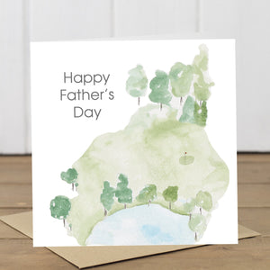 Golf Happy Father's Day Card - Yellowstone Art Boutique