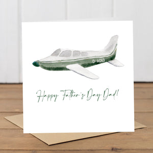 Aeroplane Father's Day Card