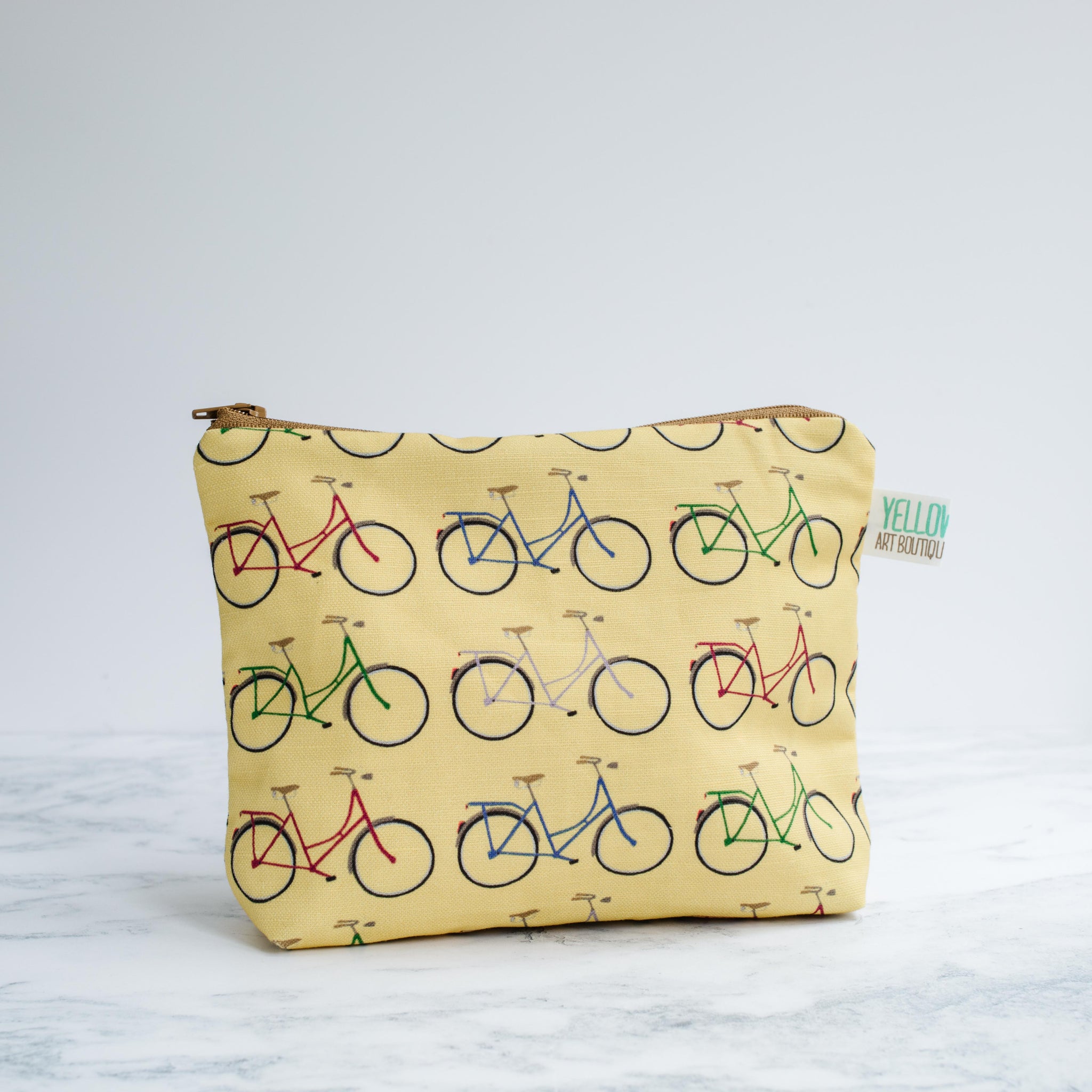Yellow Bike Wash Bag - Yellowstone Art Boutique