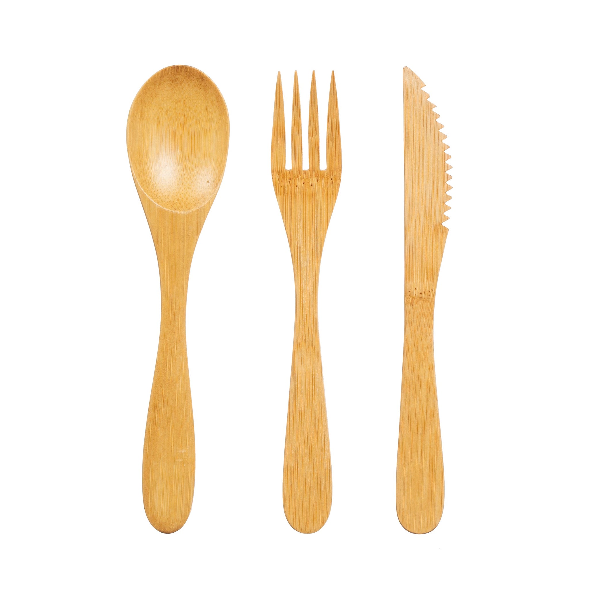 Bamboo Cutlery Set of 3 - Yellowstone Art Boutique