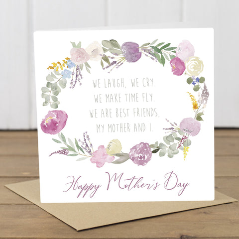 Best of Friends Mother's Day Card - Yellowstone Art Boutique