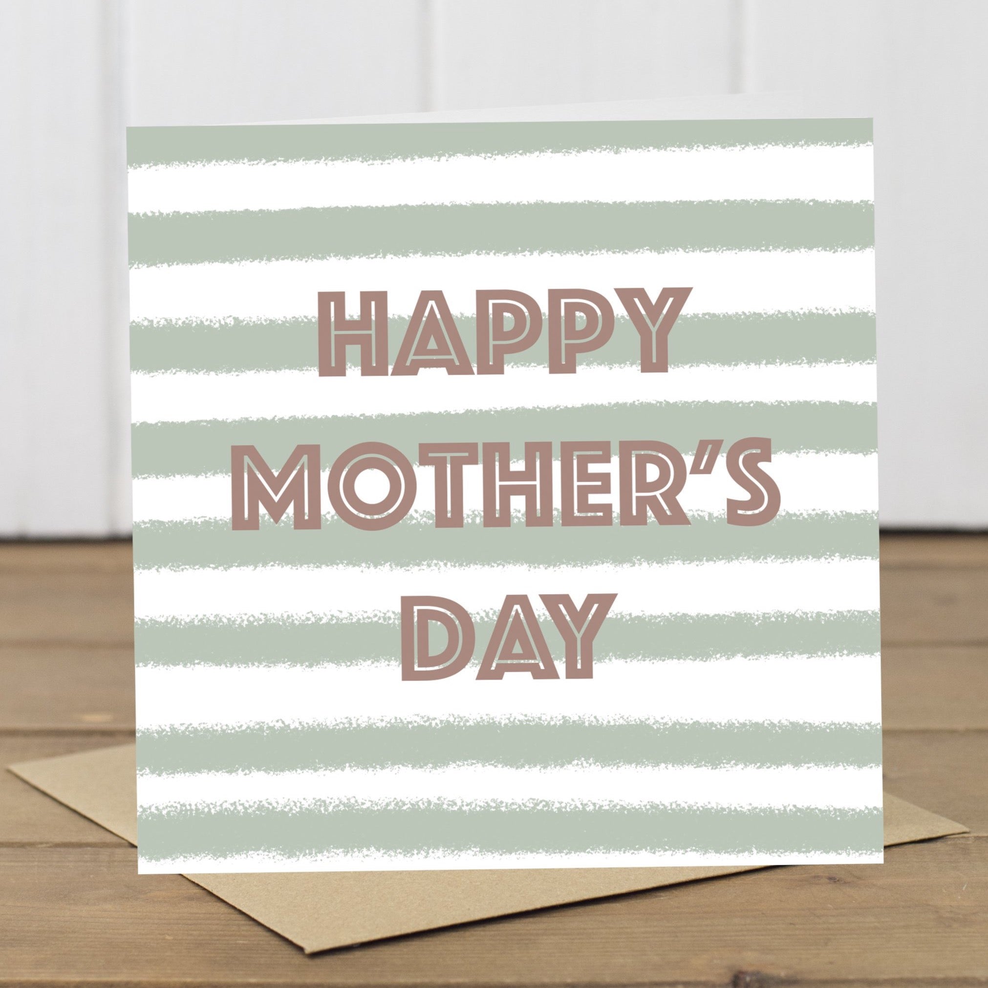 Simple Stripes Mother's Day Card - Yellowstone Art Boutique