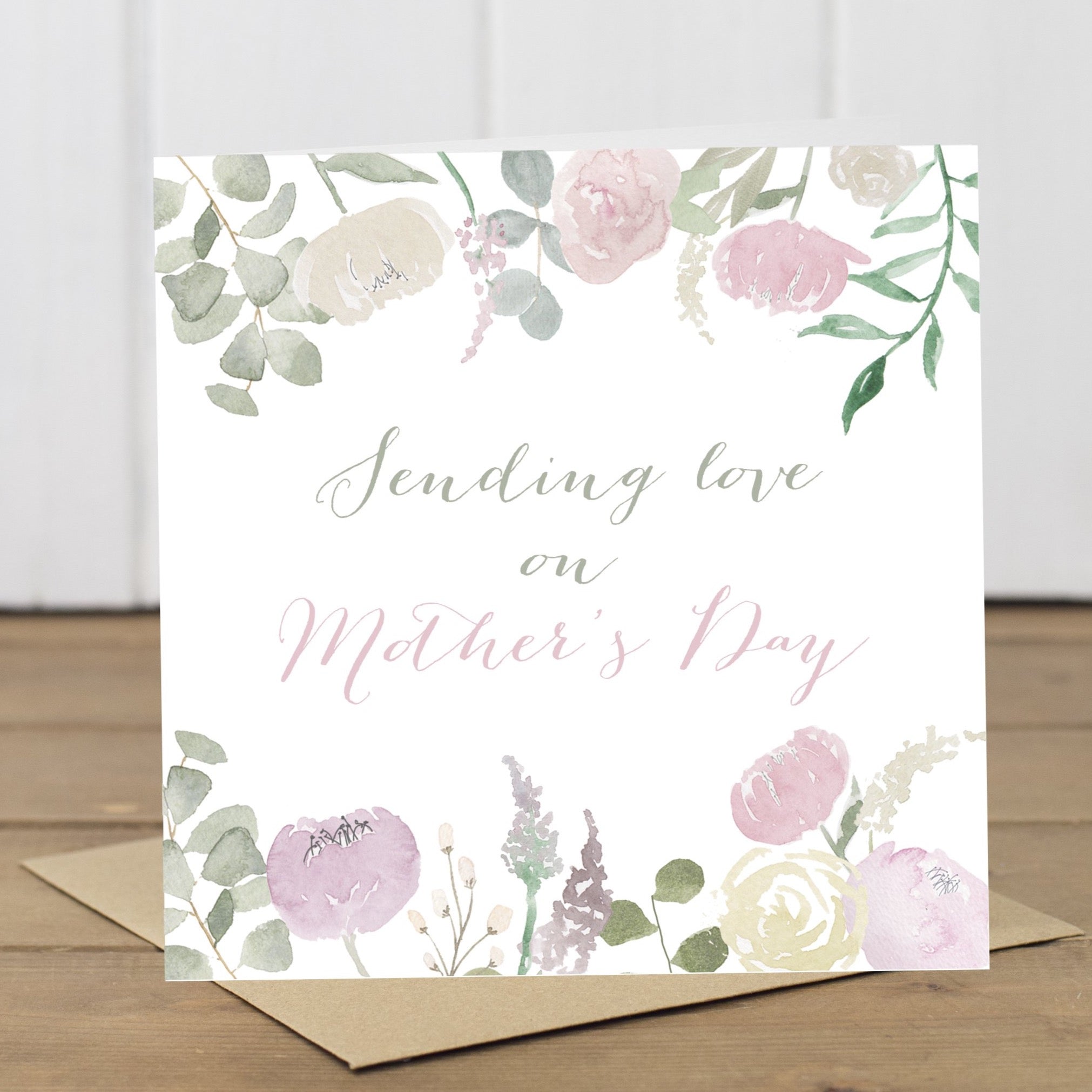 Sending Love on Mother's Day Card - Yellowstone Art Boutique
