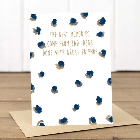 Great Friends Blank Card - Yellowstone Art Boutique