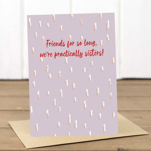 Practically Sisters Blank Card - Yellowstone Art Boutique