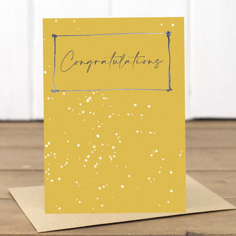Yellow Congratulations Card - Yellowstone Art Boutique