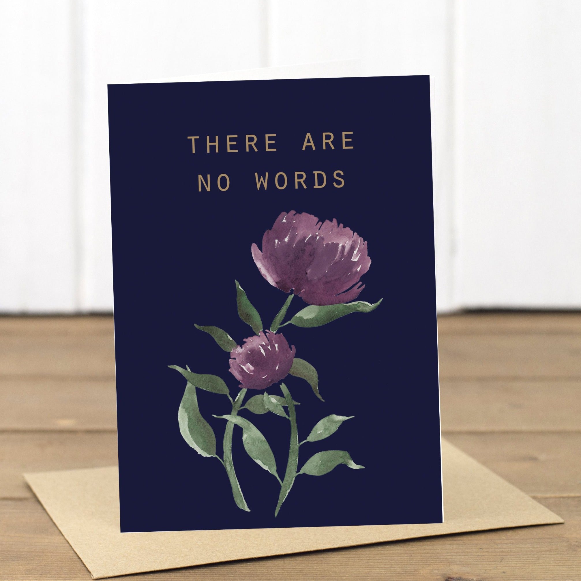 There are no words Sympathy Card - Yellowstone Art Boutique