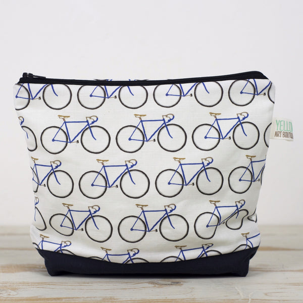 Blue Bikes Wash Bag - Yellowstone Art Boutique