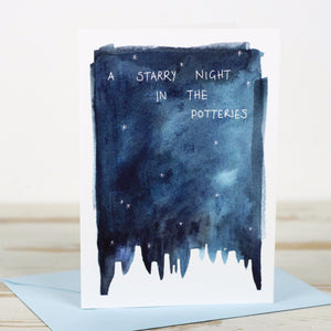 Starry Night in the Potteries Card - Yellowstone Art Boutique