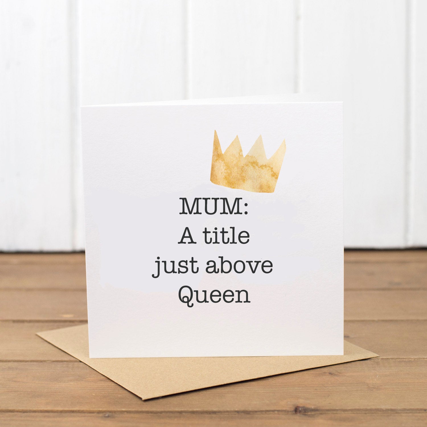 Queen Mum Birthday Card - Yellowstone Art Boutique