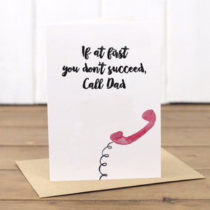 Blank Call Dad Card - Yellowstone Art Boutique